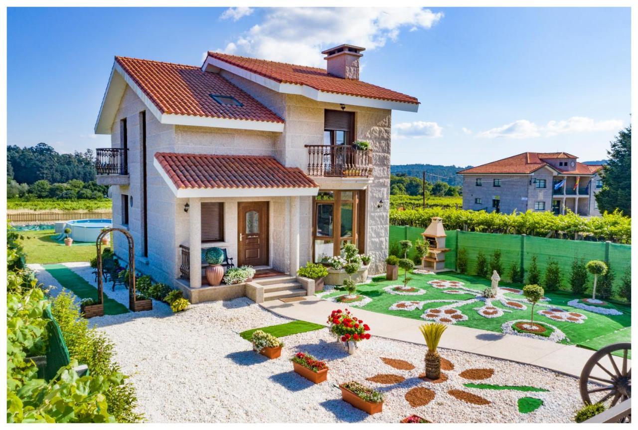 Casa Victoria Garden Con Jacuzzi Y Piscina Villa Caldas De Reis Ngoại thất bức ảnh